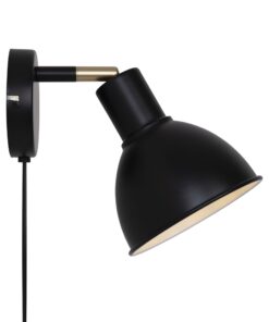Nordlux Pop Φωτιστικό Τοίχου Matt Μαύρο E27  Μεταλλικό –  2213641003