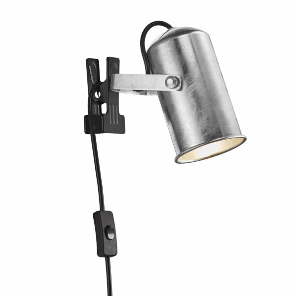 Nordlux Porter Clamp lamp Γαλβανιζέ E27  Μεταλλικό -  2213062031