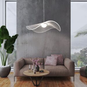 GloboStar® ACRYLICA 60975 Κρεμαστό Φωτιστικό Οροφής Design LED CCT 20W 2240lm 360° AC 220-240V – Εναλλαγή Φωτισμού μέσω Διακόπτη On/Off All In One Ψυχρό 6000k+Φυσικό 4500k+Θερμό 2700k Φ60cm – Μαύρο με Διάφανο Laser Designed Plexiglass – 3 Years Warranty