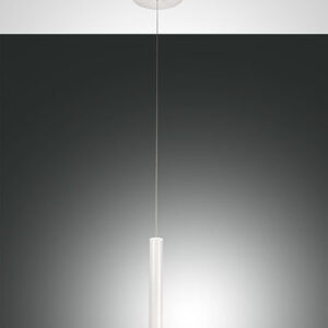 Κρεμαστό Φωτιστικό   Fabas Luce Prado LED 6.5W  Λευκό Steps dimmable  720lm Θερμό 3000K – 3685-40-102