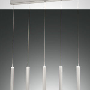 Κρεμαστό Φωτιστικό   Fabas Luce Prado LED 33W  Λευκό Steps dimmable  3600lm Θερμό 3000K – 3685-48-102