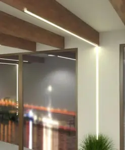 Προφίλ Αλουμινίου Mini για LED Ταινίες με Οπάλ Κάλυμμα 2m ACA – P109U