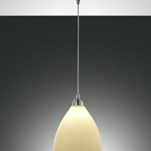 Κρεμαστό Φωτιστικό   Fabas Luce Provenza E27 Μελί     – 2907-45-125