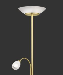 Φωτιστικό Δαπέδου Reality 2xE27 Ορείχαλκος Ματ Μεταλλικό R40063108