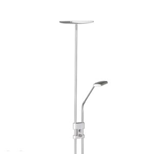 Φωτιστικό Δαπέδου Reality LED 15W  Νίκελ Ματ Μεταλλικό Dimmable 1200lm 3000K  R42562107