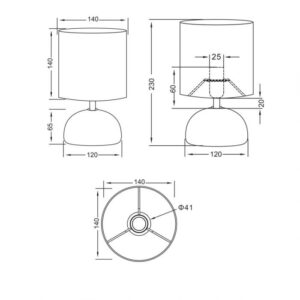 Πορτατίφ Reality   E14 Λευκό Κεραμικό  R50351001