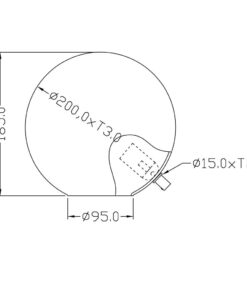 Πορτατίφ Reality E27 Λευκό Γυαλί R5220-07