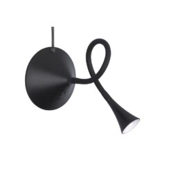 Πορτατίφ Reality LED 3W  Μαύρο Πλαστικό 260lm 3000K  R52391102