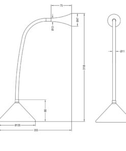 Πορτατίφ Reality LED 3W Ασημί Πλαστικό 260lm 3000K R52391187