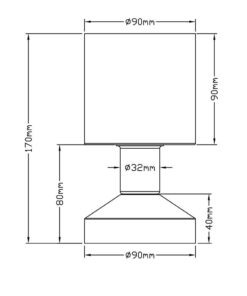 Πορτατίφ Reality E14 Νίκελ Ματ Μεταλλικό R59521007