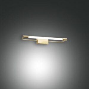 Φωτιστικό Τοίχου  Fabas Luce Rapallo LED 10W  Σατινέ Ορείχαλκος  IP44 1150lm Θερμό 3000K – 3552-21-119