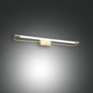 Φωτιστικό Τοίχου  Fabas Luce Rapallo LED 14W  Σατινέ Ορείχαλκος  IP44 1580lm Θερμό 3000K – 3552-26-119