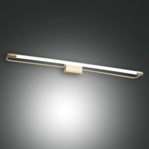 Φωτιστικό Τοίχου  Fabas Luce Rapallo LED 20W  Σατινέ Ορείχαλκος  IP44 2240lm Θερμό 3000K – 3552-28-119