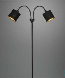Φωτιστικό Δαπέδου Trio Lighting 2xE14 H130CM ΜΑΥΡΟ  – R46332079