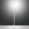 Φωτιτστικό Δαπέδου  Fabas Luce Regina LED 36W+12W  Λευκό Με Dimmer Αφής  3050lm + 1100lm Θερμό 3000K – 3551-10-102