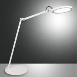 Επιτραπέζιο Φωτιστικό   Fabas Luce Regina LED 9W  Λευκό Με Dimmer Αφής  1135lm Θερμό – Ψυχρό – 3551-30-102