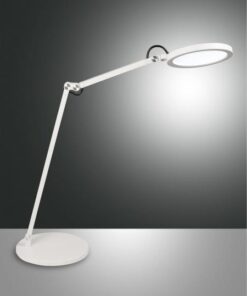 Επιτραπέζιο Φωτιστικό   Fabas Luce Regina LED 9W  Λευκό Με Dimmer Αφής  1135lm Θερμό – Ψυχρό – 3551-30-102