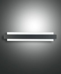 Φωτιστικό Τοίχου  Fabas Luce Regolo LED 21W  Μαύρο Dimmable  2150lm Θερμό 3000K – 3558-22-101