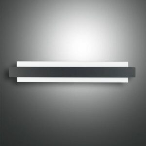 Φωτιστικό Τοίχου  Fabas Luce Regolo LED 21W  Μαύρο Dimmable  2150lm Θερμό 3000K – 3558-22-101