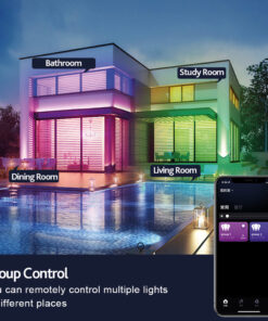 InLight Πλαφονιέρα οροφής LED 48W RGBW (with controller) D:37.5cm (42029)