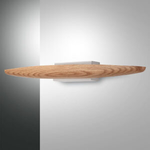 Φωτιστικό Τοίχου  Fabas Luce Ribot LED 17W  Ξύλο Dimmable  1400lm Θερμό 3000K – 3676-21-215