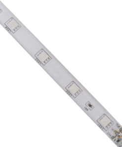 GloboStar® S-120001 Σετ Ταινία LED Digital Magic Strip IC3 5m 36W/5m 12V 30LED/m 5050 SMD 600lm/m 120° Αδιάβροχη IP65 με Ενσωματωμένα Προγράμματα Λειτουργίας και Τροφοδοτικό Κόκκινο