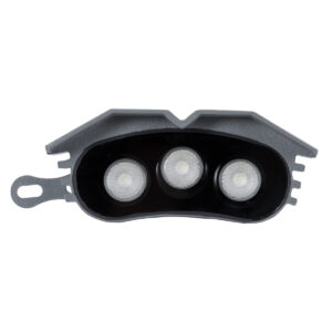 GloboStar® TREELIGHT-ZINA S-90982 Κυρτή Μπάρα Φωτισμού Wall Washer με Αντιθαμβωτική Γρίλια Ειδική για Φυτά – Δέντρα LED 3W 255lm 30° DC 24V Αδιάβροχο IP65 L11 x W6.5 x H5cm με Αυτόματα Προγράμματα Εναλλαγής Χρωμάτων Πολύχρωμο RGBW – Γκρι Ανθρακί – 3 Years