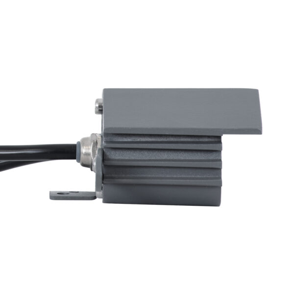 GloboStar® TREELIGHT-ZINA S-90982 Κυρτή Μπάρα Φωτισμού Wall Washer με Αντιθαμβωτική Γρίλια Ειδική για Φυτά – Δέντρα LED 3W 255lm 30° DC 24V Αδιάβροχο IP65 L11 x W6.5 x H5cm με Αυτόματα Προγράμματα Εναλλαγής Χρωμάτων Πολύχρωμο RGBW – Γκρι Ανθρακί – 3 Years