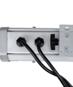 GloboStar® WASHER-DAIA S-90995 Μπάρα Φωτισμού Wall Washer LED 54W 5400lm 30° AC 230V Αδιάβροχο IP65 Μ100 x Π7.5 x Υ7cm Πολύχρωμο RGB DMX512 Display on Body – Ασημί