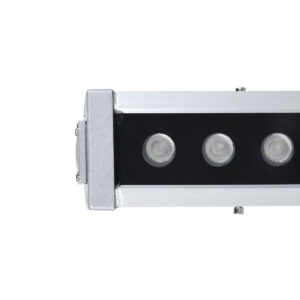 GloboStar® WASHER-DAIA S-90997 Μπάρα Φωτισμού Wall Washer LED 96W 10080lm 30° AC 230V Αδιάβροχο IP65 Μ52 x Π7.5 x Υ7cm Πολύχρωμο 4in1 RGBW DMX512 Display on Body – Ασημί