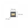 it-Lighting Salmon LED 2W 3CCT Outdoor Wall Lamp White D:12.4cmx12.4cm (80201820)