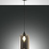 Κρεμαστό Φωτιστικό   Fabas Luce Silo E27 Φιμέ     – 3491-40-126