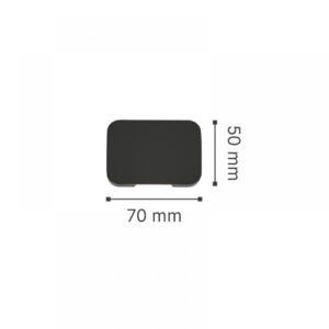 it-Lighting Silver LED 1W 3000K Outdoor Wall Lamp White D:5cmx7cm (80202420)