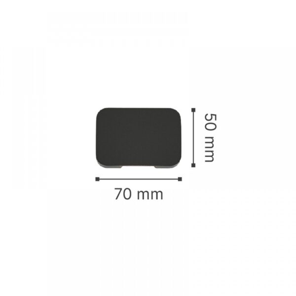 it-Lighting Silver LED 1W 3000K Outdoor Wall Lamp White D:5cmx7cm (80202420)