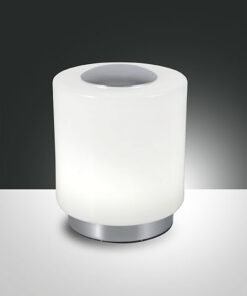 Επιτραπέζιο Φωτιστικό   Fabas Luce Simi LED 8W  Χρώμιο Με Dimmer Αφής  750lm Θερμό 3000K – 3257-30-138