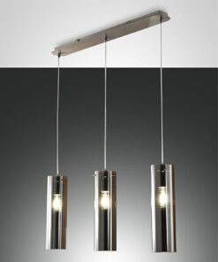 Κρεμαστό Φωτιστικό   Fabas Luce Sintesi 3X E27 Φιμέ     – 3480-47-126