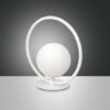 Επιτραπέζιο Φωτιστικό   Fabas Luce Sirio LED 6W  Λευκό Με Διακόπτη  540lm Θερμό 3000K – 3388-30-102