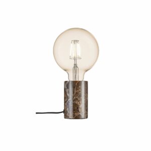 Nordlux Siv Marble Φωτιστικό Γραφείου Brown E27  Μάρμαρο –  45875018