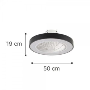 ΑΝΕΜΙΣΤΗΡΑΣ ΟΡΟΦΗΣ LED 36W 3CCT ΣΕ ΧΡΥΣΟ (101000360)