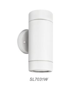Επιτοίχιο Φωτιστικό Απλίκα 2ΧGU10 Up-Down IP44 Πλαστικό Λευκό ACA DECOR – SL7031W