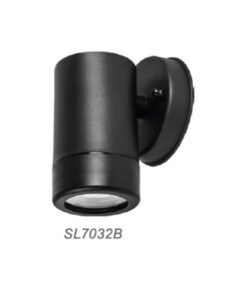 Επιτοίχιο Φωτιστικό Απλίκα 1ΧGU10 IP44 Πλαστικό Μαύρο ACA – SL7032B