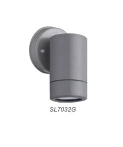 Επιτοίχιο Φωτιστικό Απλίκα 1ΧGU10 IP44 Πλαστικό Γκρι ACA – SL7032G