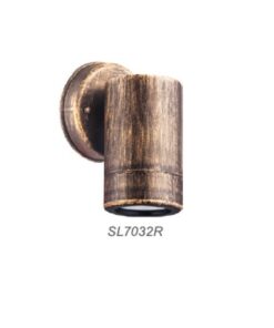 Επιτοίχιο Φωτιστικό Απλίκα 1ΧGU10 IP44 Πλαστικό Σκουριά ACA – SL7032R