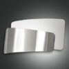 Φωτιστικό Τοίχου  Fabas Luce Slane E27 Νίκελ Σατινέ     – 3177-21-178