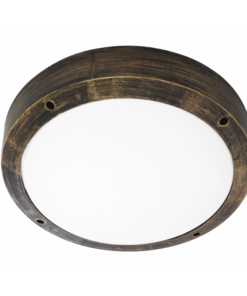 Φωτιστικό πλαφόν οροφής/τοίχου Πλαστικό-40Α Μπρονζέ Heronia – 13-0089