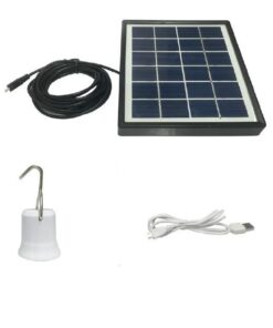 Smart Λάμπα LED Επαναφορτιζόμενη με Ηλιακό Πάνελ E27 7W Diolamp 120° 650lm 6500K – SMARTSOL