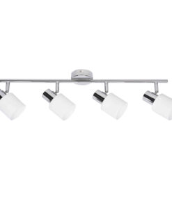 InLight Επιτοίχιο σποτ από μέταλλο σε χρώμιο απόχρωση (9079-4Φ-Χρώμιο)