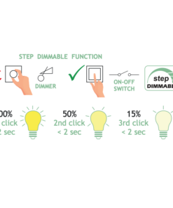 LED Λάμπα E27 A60 Filament 8W Step Dimmable Diolamp 360° 920lm 2700K – ELIOR8WWSD