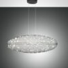 Κρεμαστό Φωτιστικό   Fabas Luce Sumter LED 18W  Μαύρο Steps dimmable  1780lm Θερμό 3000K – 3693-40-101