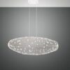 Κρεμαστό Φωτιστικό   Fabas Luce Sumter LED 18W  Λευκό Steps dimmable  1780lm Θερμό 3000K – 3693-40-102